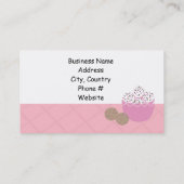 Dekadent Cake Balls Visitenkarte (Rückseite)