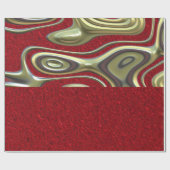 Dekadent Celebrate, rot Geschenkpapier (Flach)