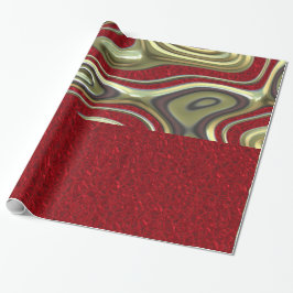 Dekadent Celebrate, rot Geschenkpapier