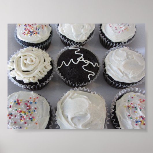 Dekadent Cupcakes Poster (Vorne)