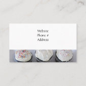 Dekadent Cupcakes Visitenkarte (Rückseite)