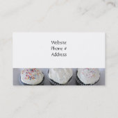 Dekadent Cupcakes Visitenkarte (Rückseite)