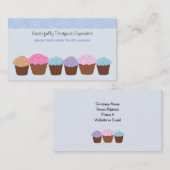 Dekadent Cupcakes Visitenkarte (Vorne/Hinten)
