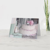 Dekadent Designer Cakes Herzlichen Glückwunsch Karte (Vorderseite)