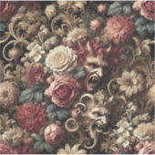 Dekadent Devilry - Gotisches Barock Aufkleber (Vorderseite)