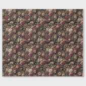 Dekadent Devilry - Gotisches Barock Geschenkpapier (Flach)