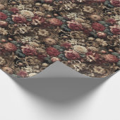 Dekadent Devilry - Gotisches Barock Geschenkpapier (Ecke)