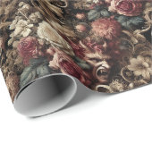 Dekadent Devilry - Gotisches Barock Geschenkpapier (Rolleneckpunkt)