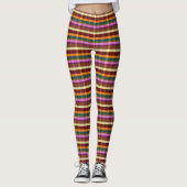 Dekadent Warmes Kariertes DGRWP Leggings (Vorderseite)
