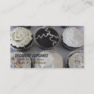 Dekadente Cupcakes Visitenkarte