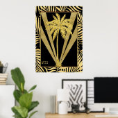 Dekadenter Deco Poster (Heimbüro)