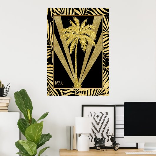 Dekadenter Deco Poster (Heimbüro)