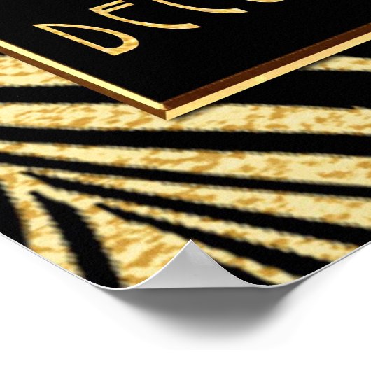 Dekadenter Deco Poster (Ecke)