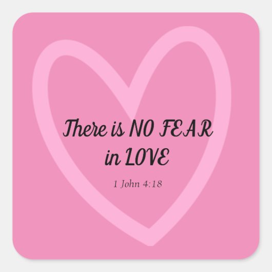 Dekal Quadratischer Aufkleber (Vorderseite)