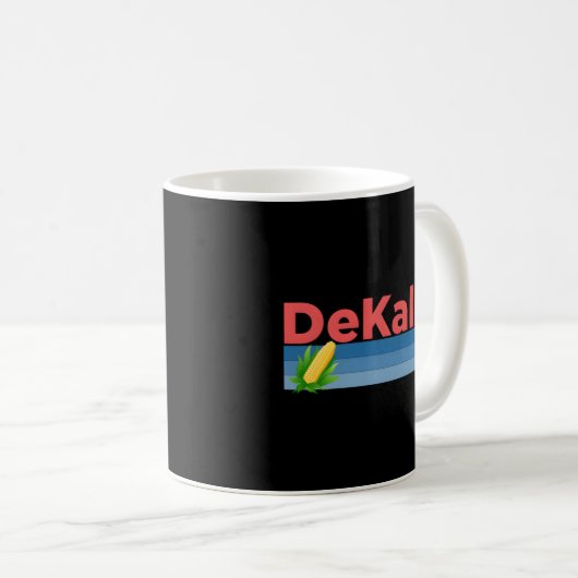 Dekalb Illinois Corn Dekalb Kaffeetasse (VorderseiteRechts)