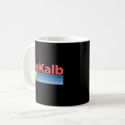 Dekalb Illinois Corn Dekalb Kaffeetasse (Vorderseite Links)