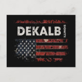 DeKalb Illinois Postkarte (Vorderseite)