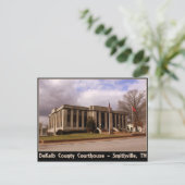 DeKalb Landkreis Courthouse - Smithville, TN Postkarte (Stehend Vorderseite)