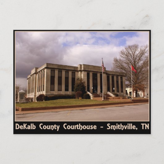 DeKalb Landkreis Courthouse - Smithville, TN Postkarte (Vorderseite)