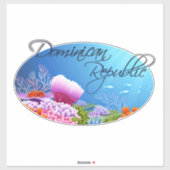 Dekan der Dominikanischen Republik Aufkleber (Blatt)