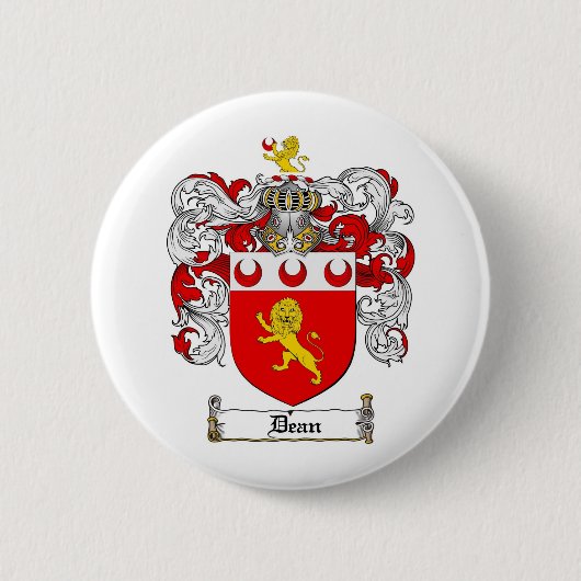 DEKAN FAMILIENWAPPEN - DEKAN WAPPEN BUTTON (Vorderseite)