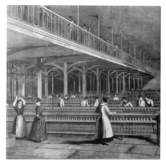 Dekan Mills - der Verdoppelungs-Raum, 1851 (litho) Fliese (Vorderseite)