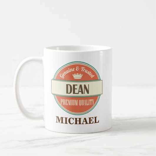 Dekan Personalized Office Mug Gift Kaffeetasse (Links)