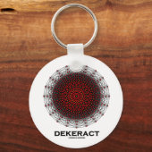 Dekerat (10dimensionaler Hypercube) Schlüsselanhänger (Vorderseite)