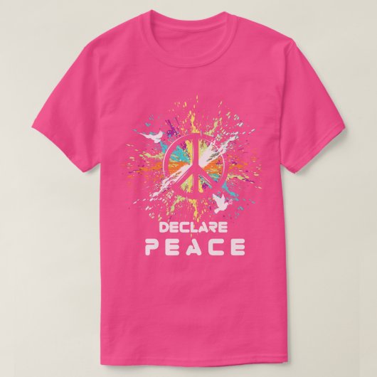 Deklare Peace T-Shirt (Design vorne)
