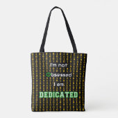 Deklarierter Ausdruck für Binärkode Tasche (Rückseite)