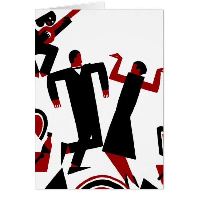 Deko 1925, der Paare tanzt (Vorne)