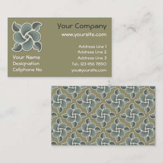 DEKO 2 VISITENKARTE (Vorne/Hinten)