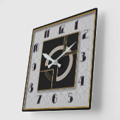 Deko Abstrakt Wall Quadratische Wanduhr (Winkel)