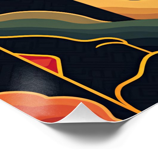 Deko Abstraktionsglanz (Ecke)