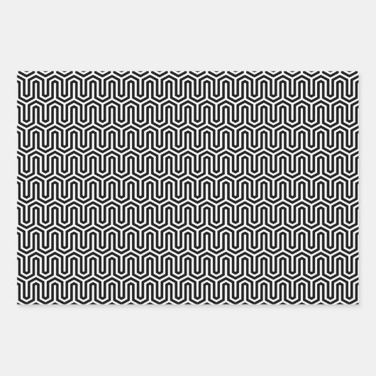 Deko ägyptisches Motif, Türkis, Orange, Schwarz/We Geschenkpapier Set (Vorderseite 3)