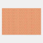 Deko ägyptisches Motif, Türkis, Orange, Schwarz/We Geschenkpapier Set (Vorderseite 2)