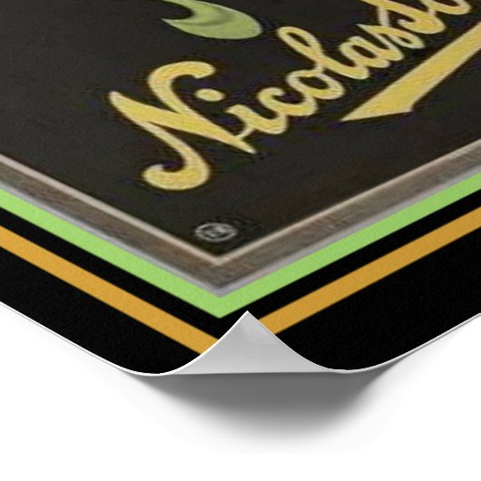 Deko ägyptisches Zigaretten-Werbeplakat 13x19 (Ecke)