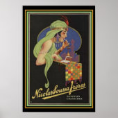 Deko ägyptisches Zigaretten-Werbeplakat 13x19 (Vorne)