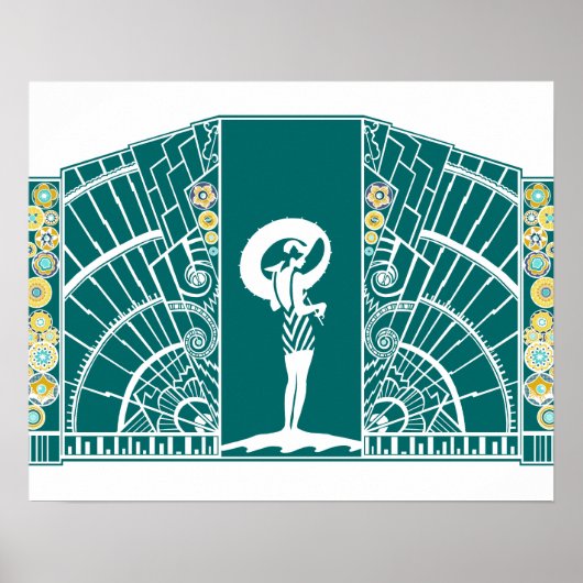 DEKO am Meer in Türkis und Gelb (Vorne)