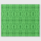 Deko Architectural Pattern, Light Jade Green Geschenkpapier (Flach)