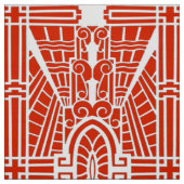 Deko Architectural Pattern, Mandarin Orange Stoff (Muster)