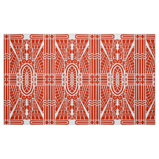 Deko Architectural Pattern, Mandarin Orange Stoff (Fat Quarter (45,7 x 55,9 cm))