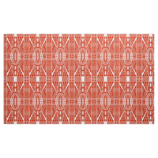 Deko Architectural Pattern, Mandarin Orange Stoff (Yard (91,4 cm))