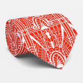 Deko-Architekturmuster, Mandarine Krawatte (Gerollt)