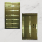 Deko-Art-Aufzug Visitenkarte (Vorne/Hinten)