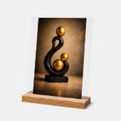 DEKO ART CHIC UND ELEGANT ACRYLSCHILD (Winkel)