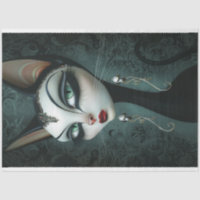 Deko Art Glamourous Cat Decoupage