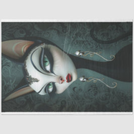 Deko Art Glamourous Cat Decoupage Seidenpapier