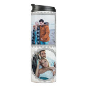 Deko Art Modern Foto Name Thermal Tumbler Thermosbecher (Nach rechts gedreht)
