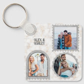 Deko Art Moderner Name des Fotos Schlüsselanhänger (Vorderseite)